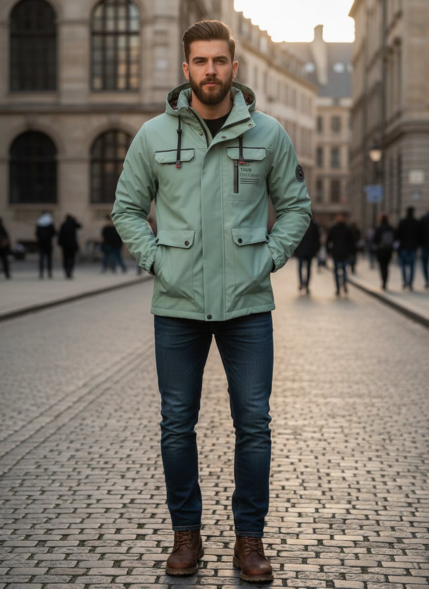 Dylan | Waterdichte softshell herenjas met functionele details