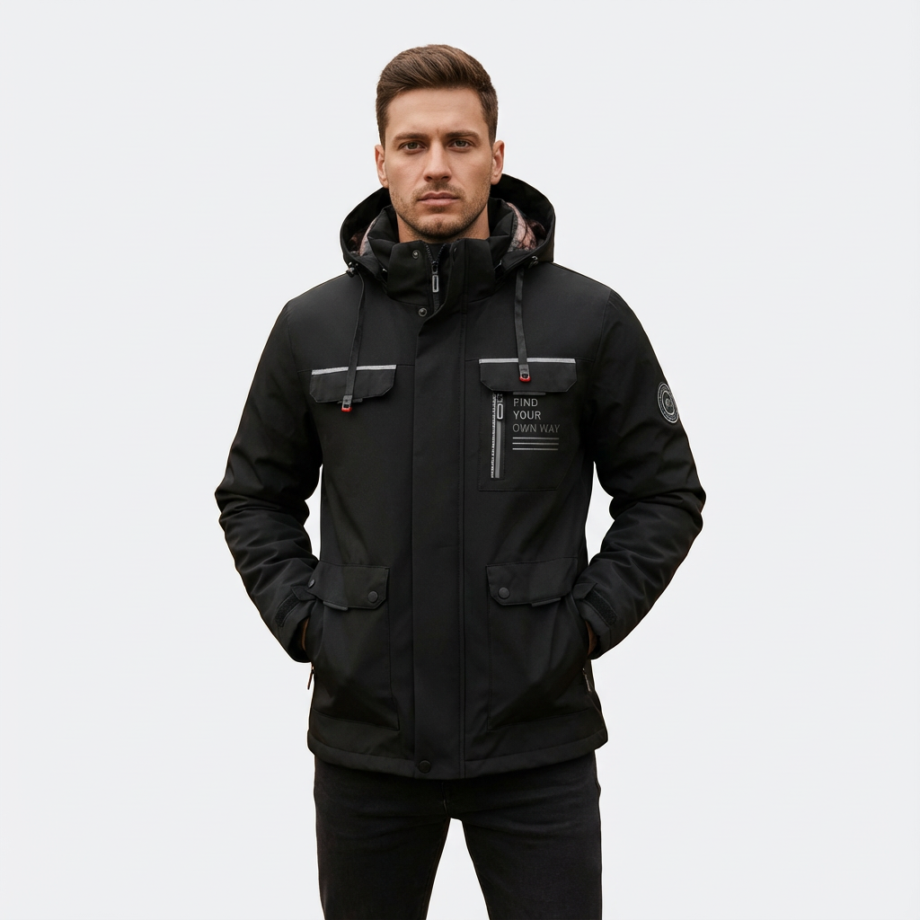 Dylan | Waterdichte softshell herenjas met functionele details